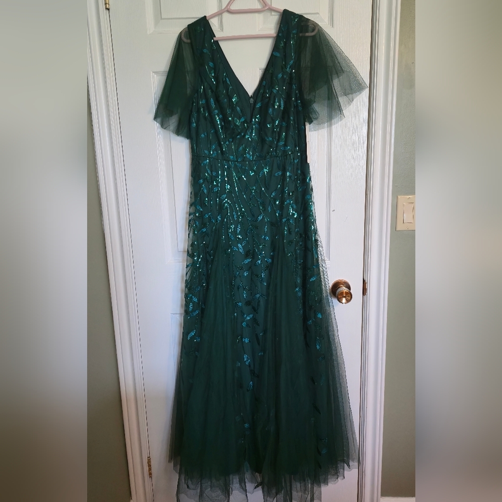 Ever Pretty Emerald Sequin Dress